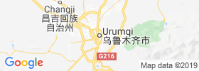Ueruemqi map